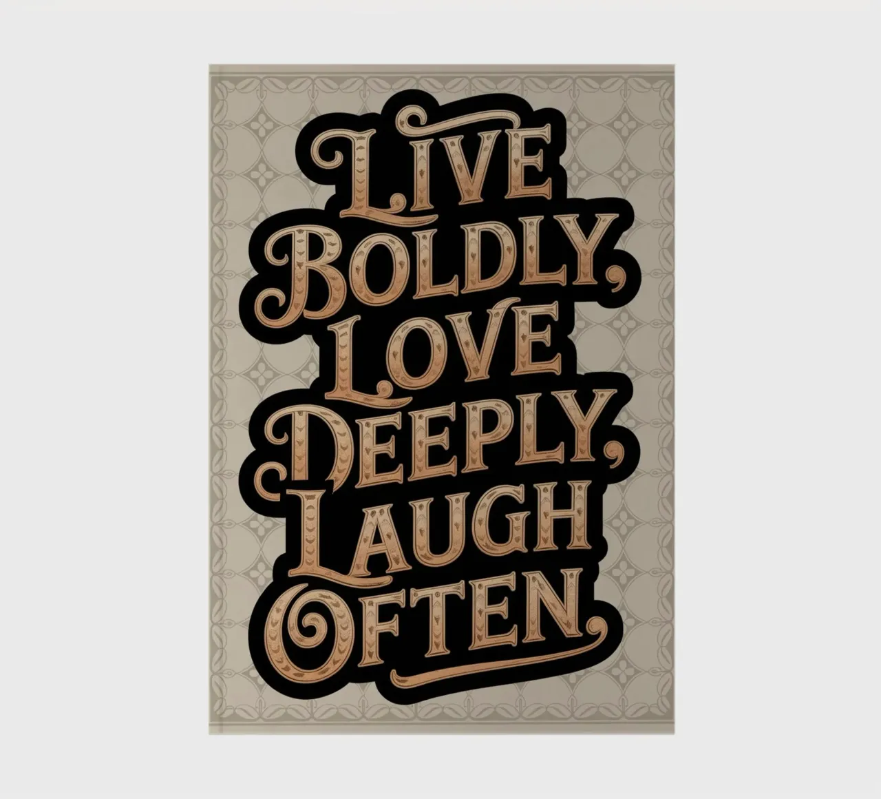 VIVERE CON CORAGGIO, AMARE PROFONDAMENTE, RIDERE SPESSO. diario da logic