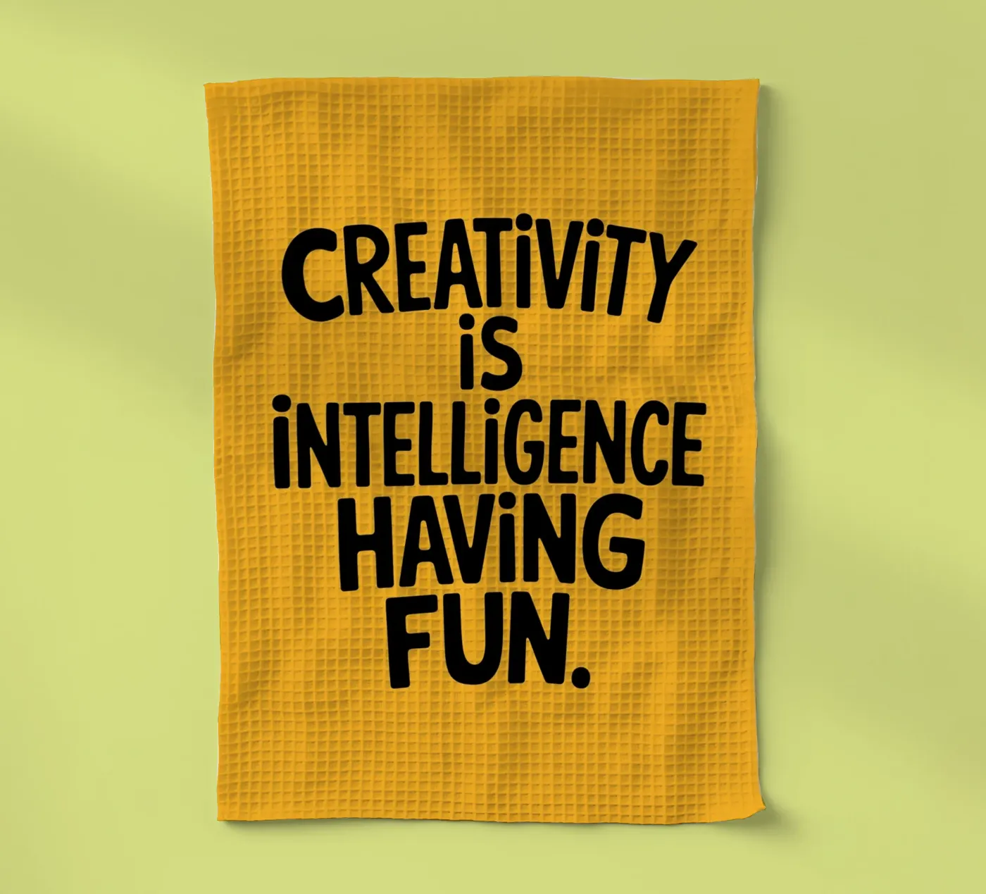 Creativity is intelligence having fun. theedoek van logic