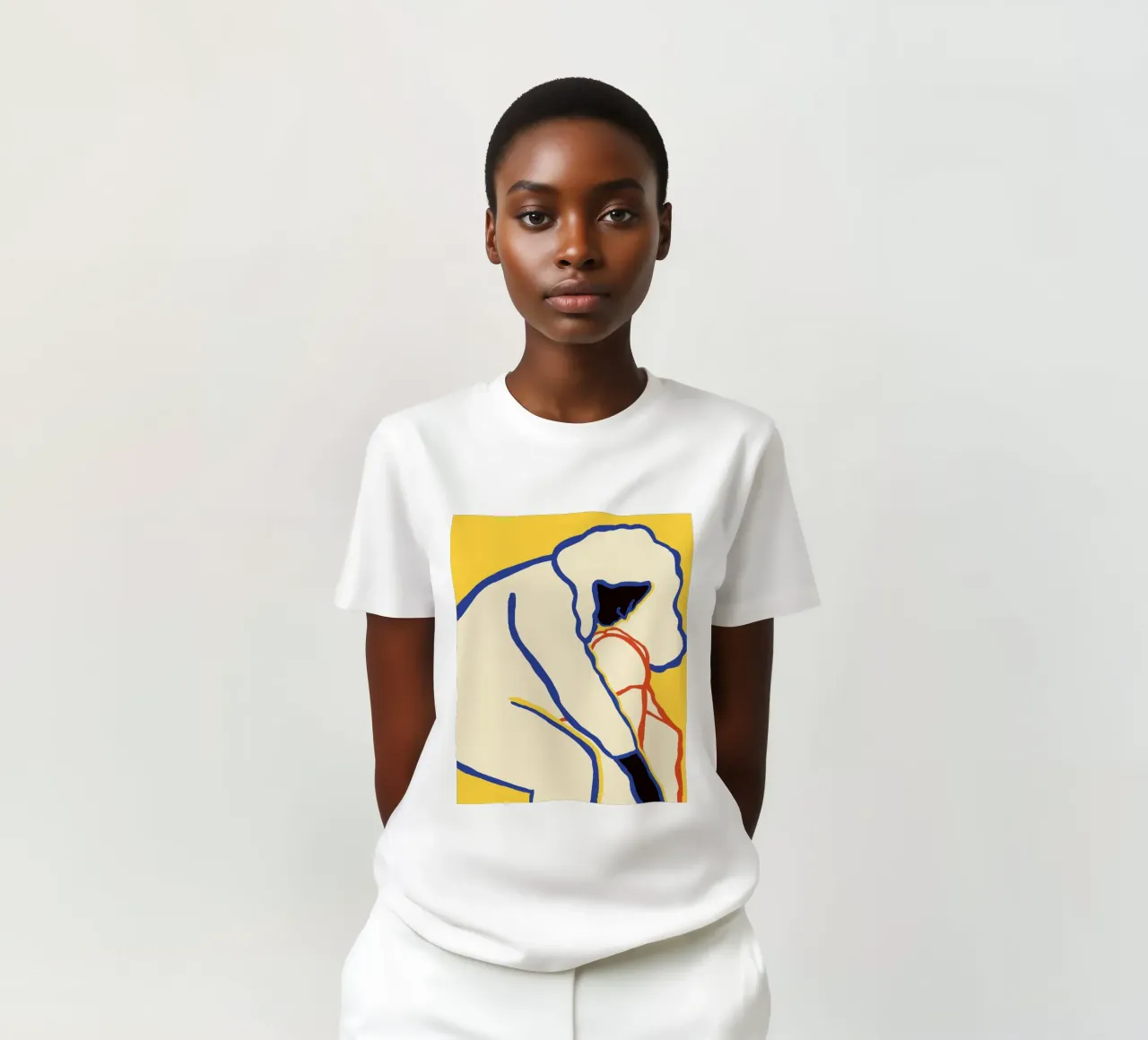 L'amore nei colori primari t-shirt da tainah negreiros