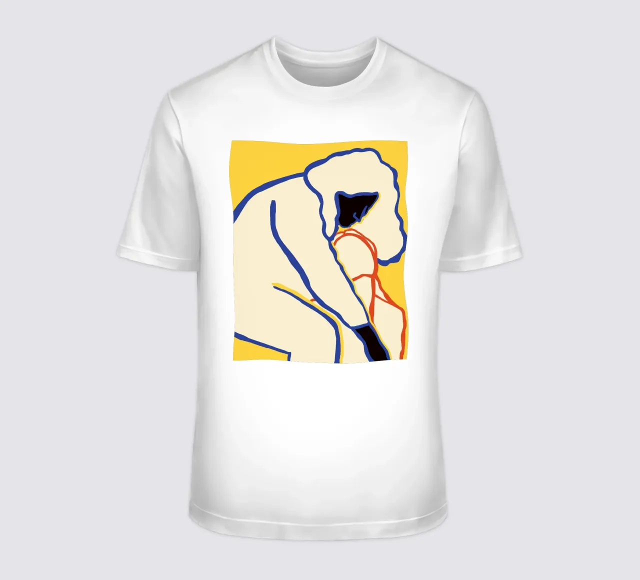 L'amore nei colori primari t-shirt da tainah negreiros