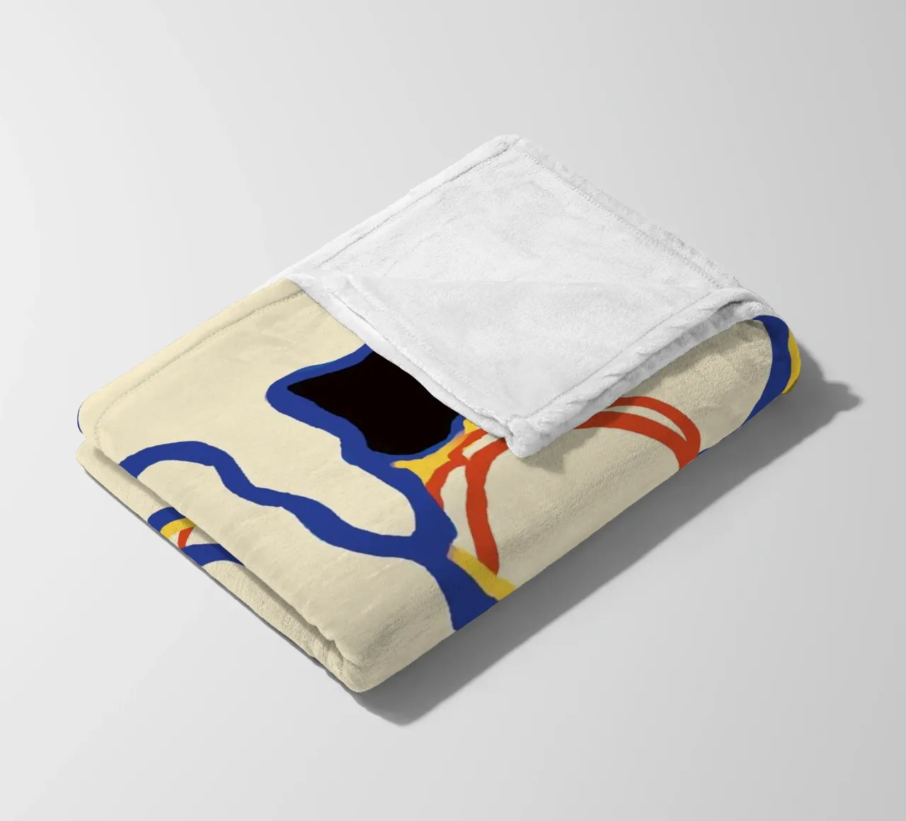 L'amore nei colori primari coperta in pile da tainah negreiros