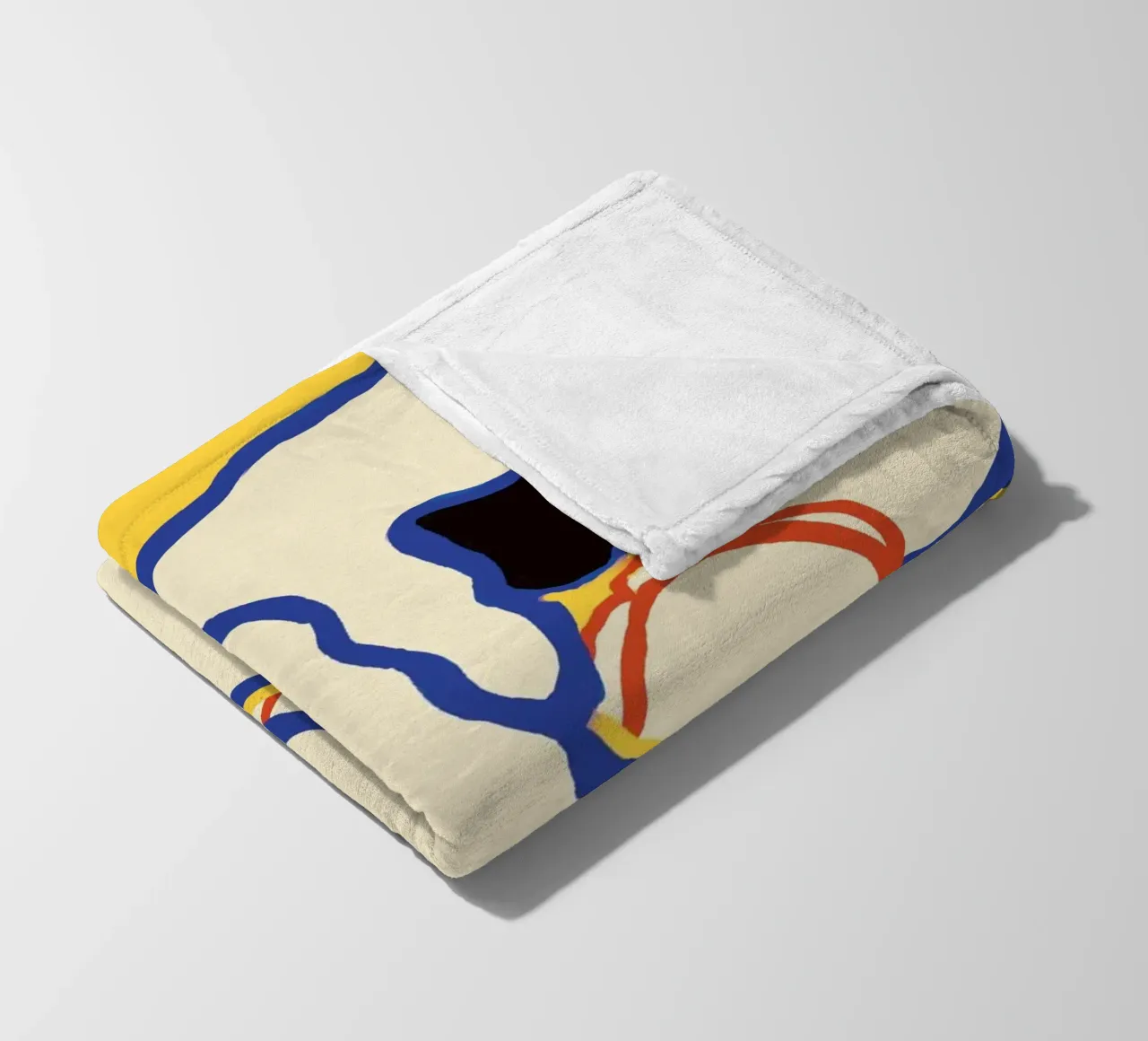 L'amore nei colori primari coperta in pile da tainah negreiros