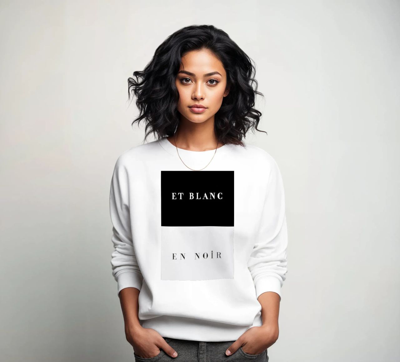 Et blanc en noir felpa da Danny Ivan
