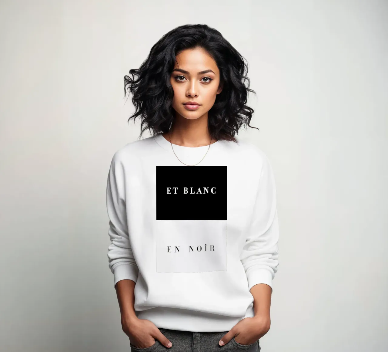 Et blanc en noir felpa da Danny Ivan