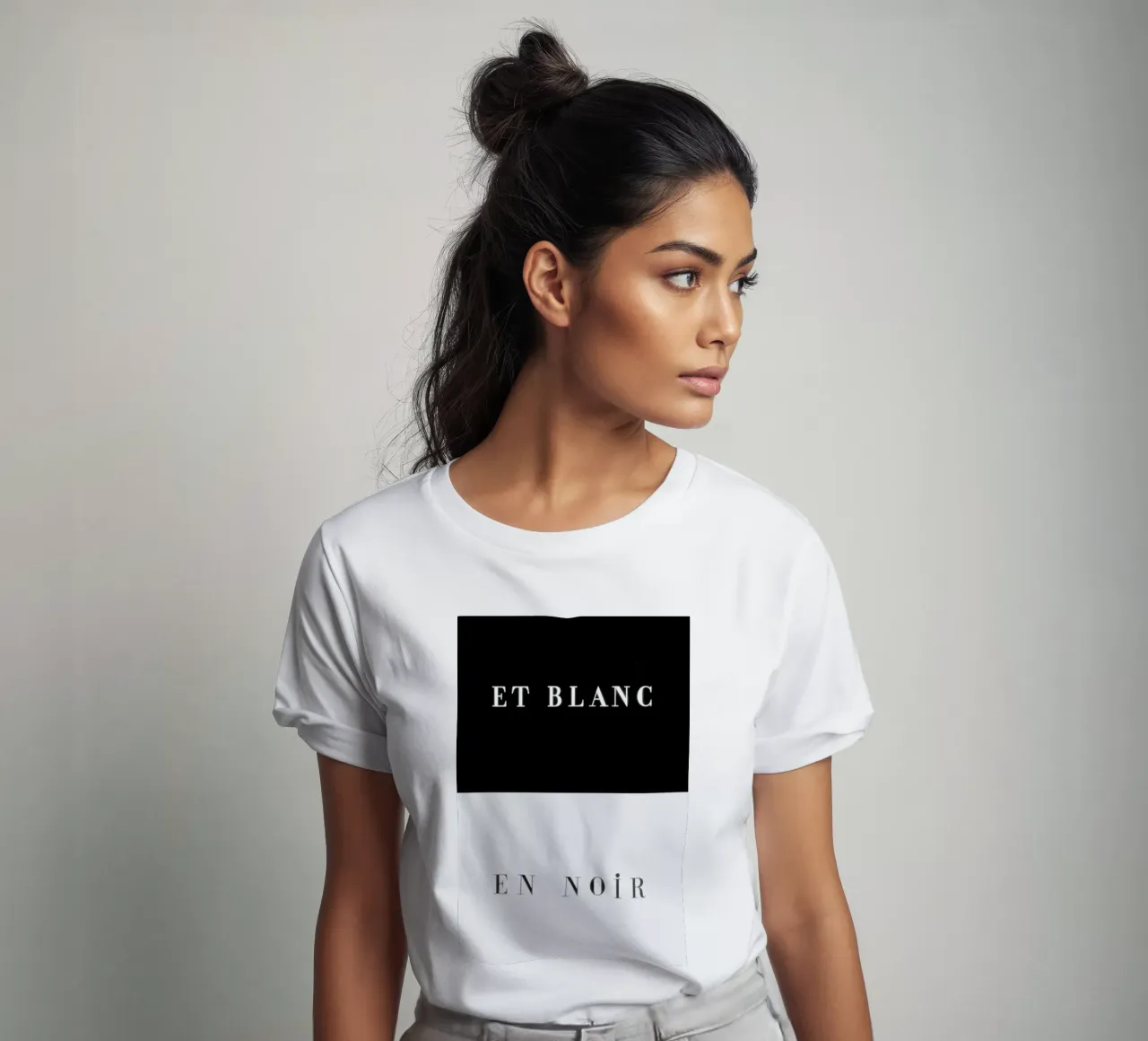 Et blanc en noir t-shirt da Danny Ivan