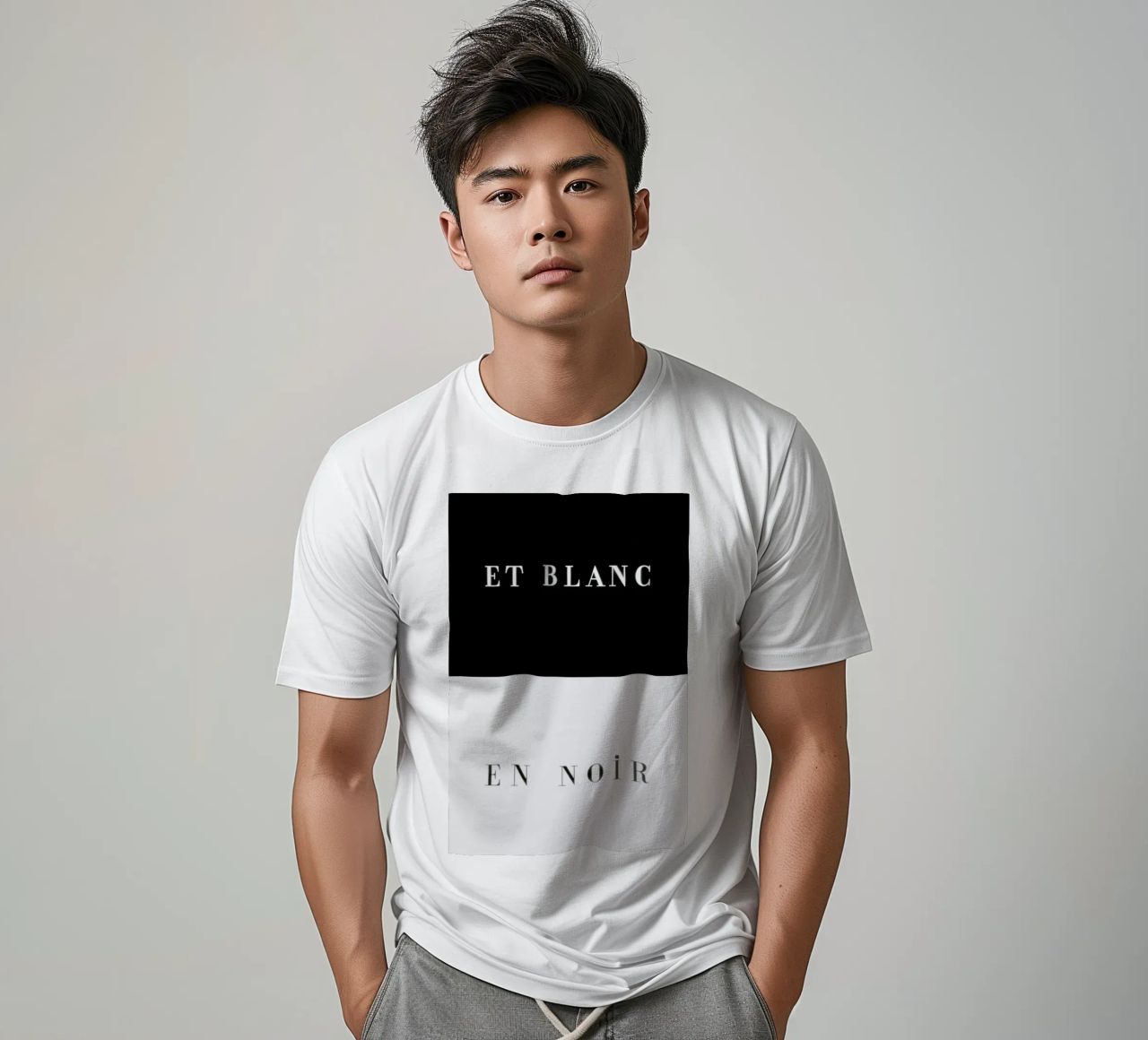 Et blanc en noir t-shirt da Danny Ivan