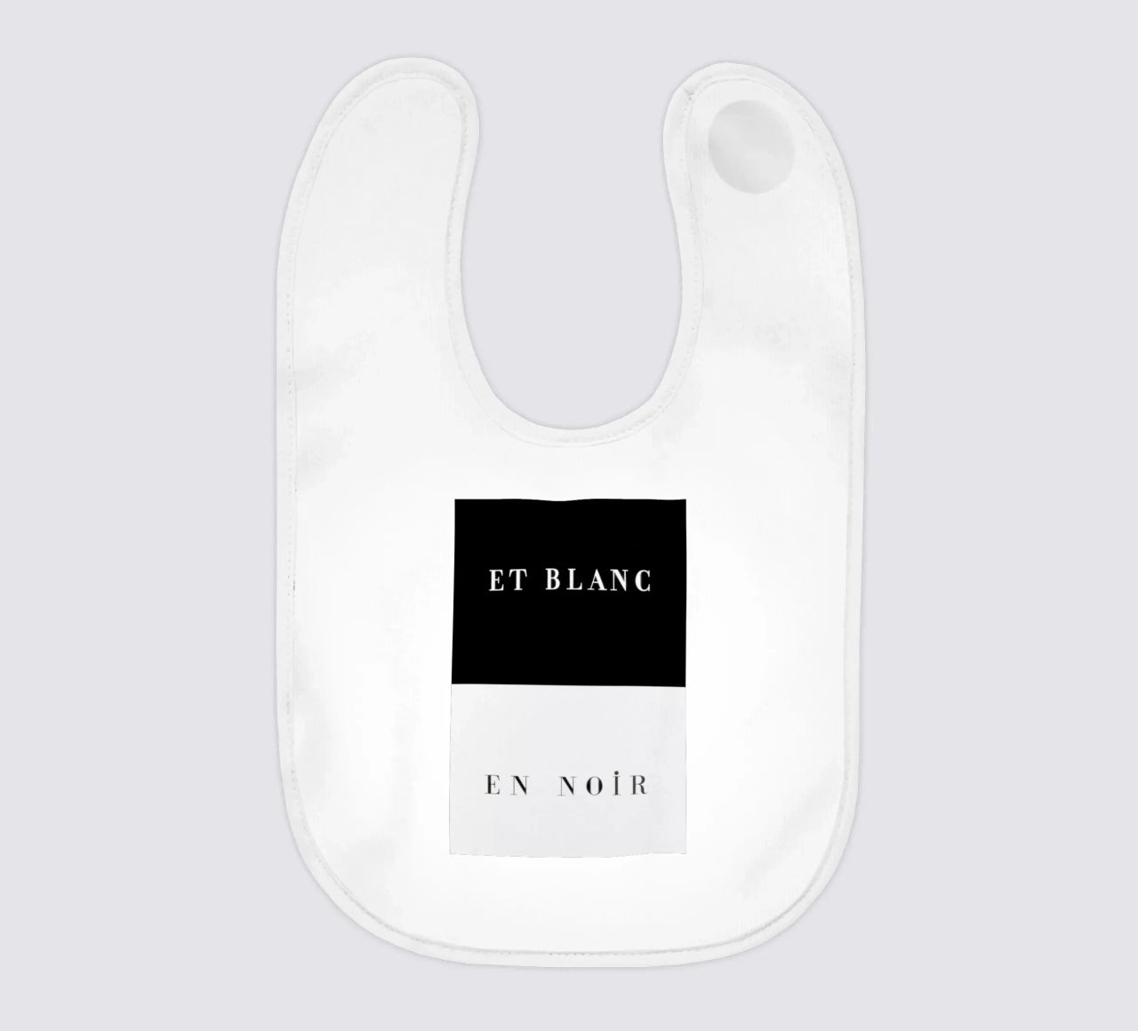 Et blanc en noir bavaglino da Danny Ivan