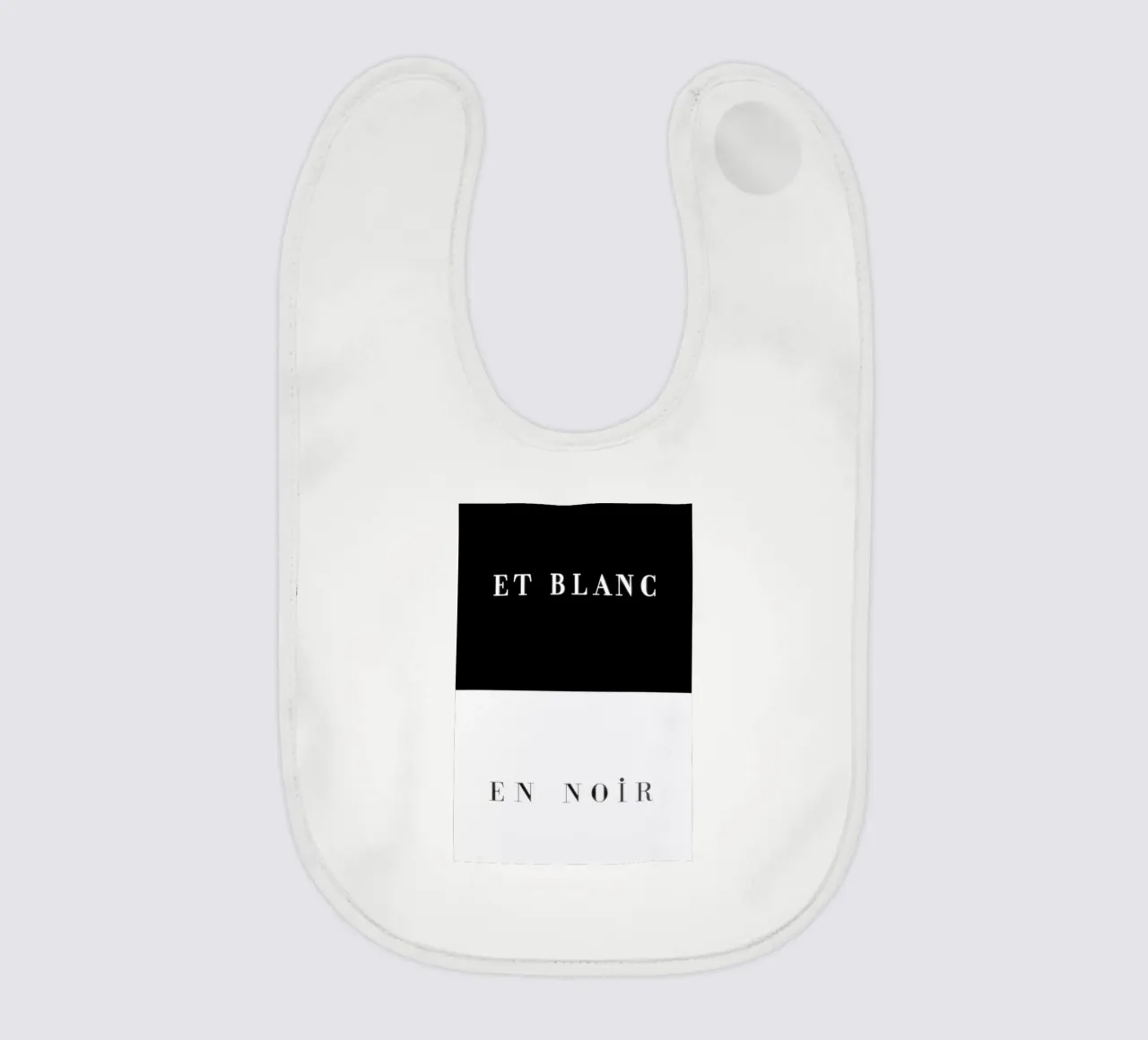 Et blanc en noir bavaglino da Danny Ivan