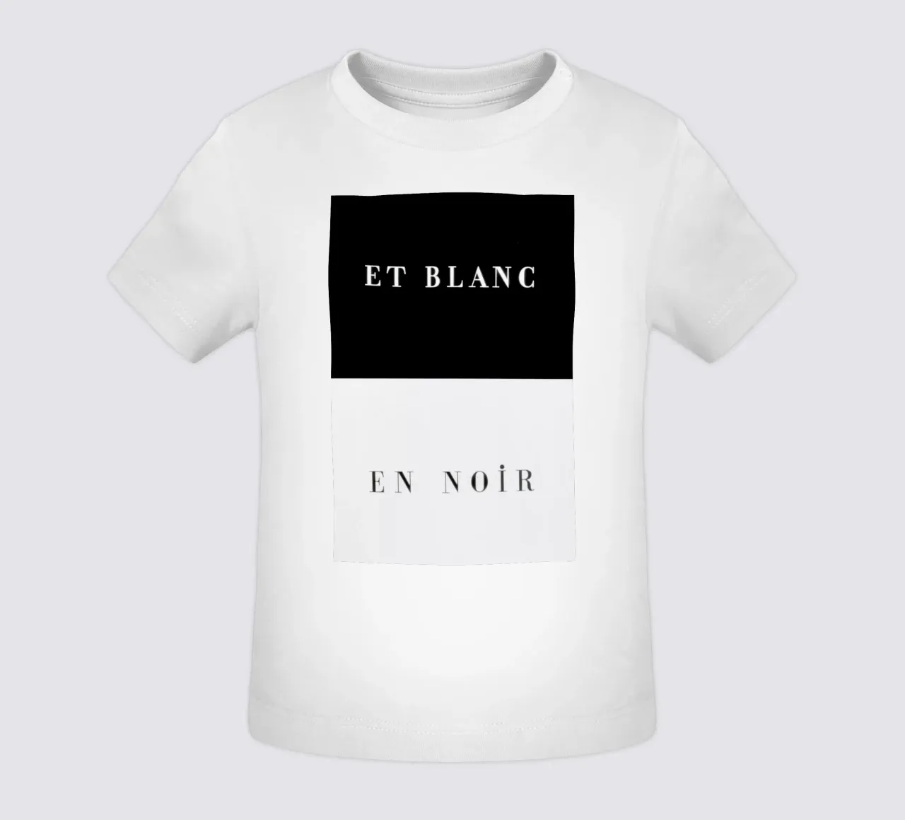 Et blanc en noir maglietta neonato da Danny Ivan