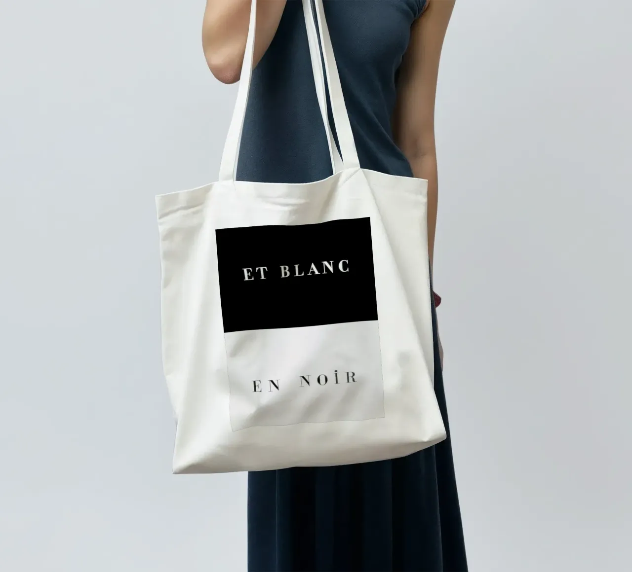 Et blanc en noir borsa in juta da Danny Ivan