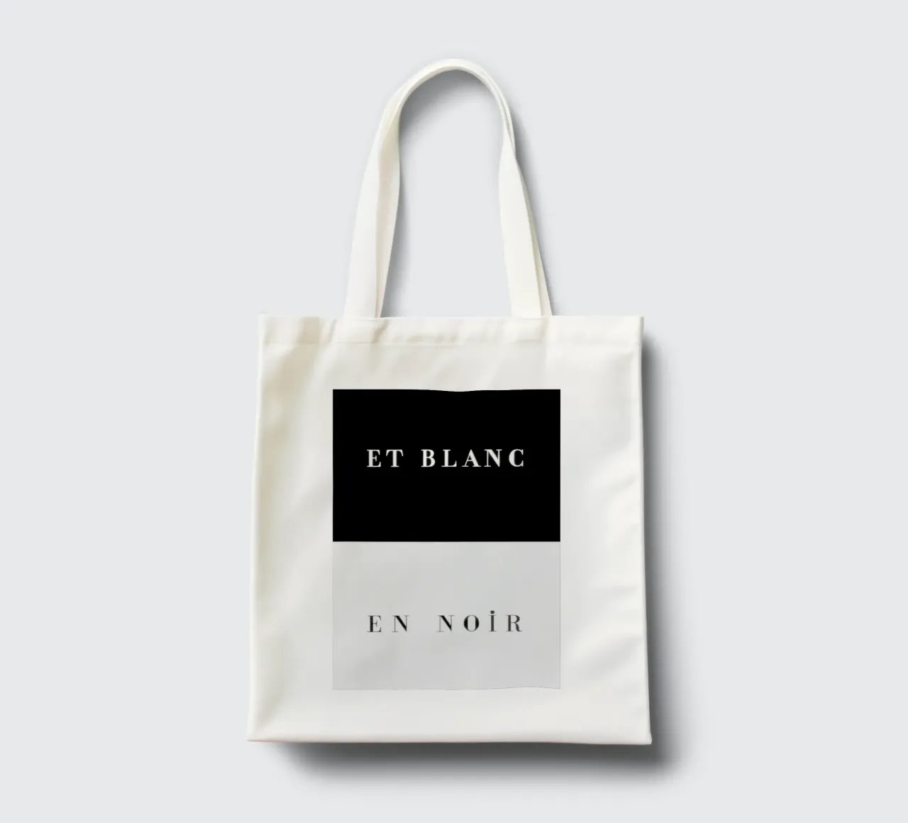 Et blanc en noir borsa in juta da Danny Ivan