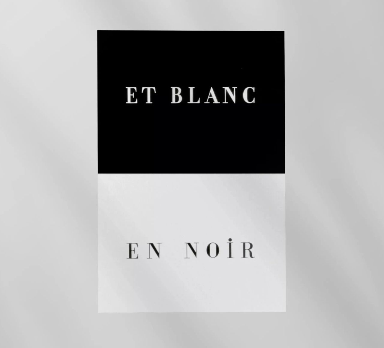 Et blanc en noir pellicola backlit da Danny Ivan