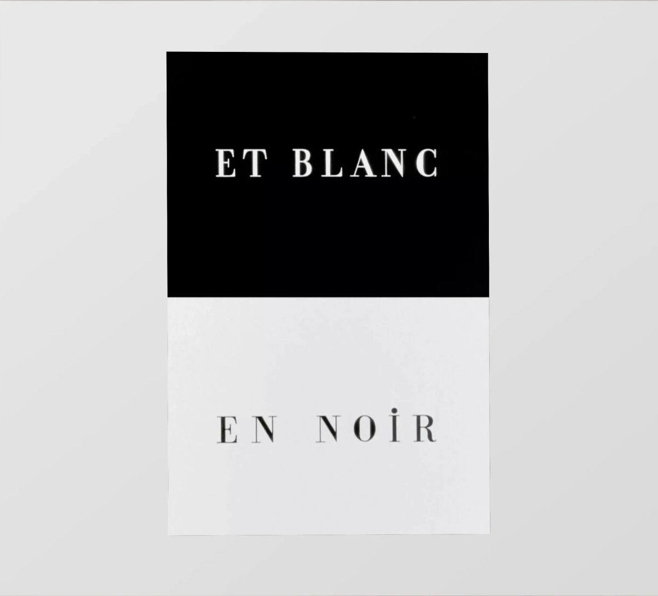 Et blanc en noir pellicola backlit da Danny Ivan