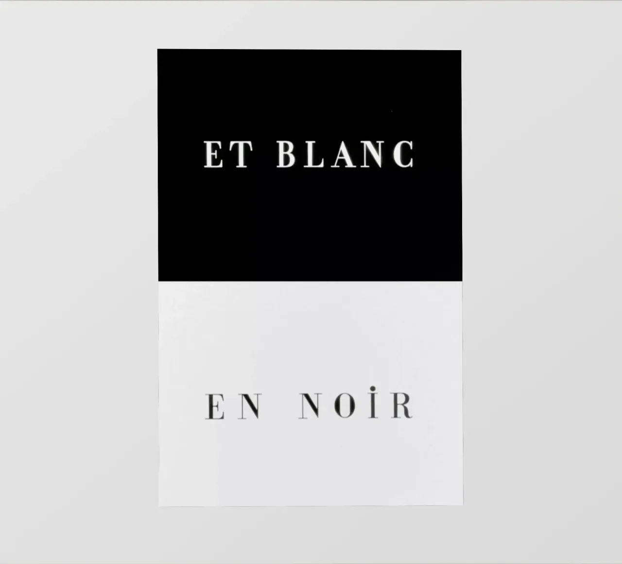 Et blanc en noir pellicola backlit da Danny Ivan