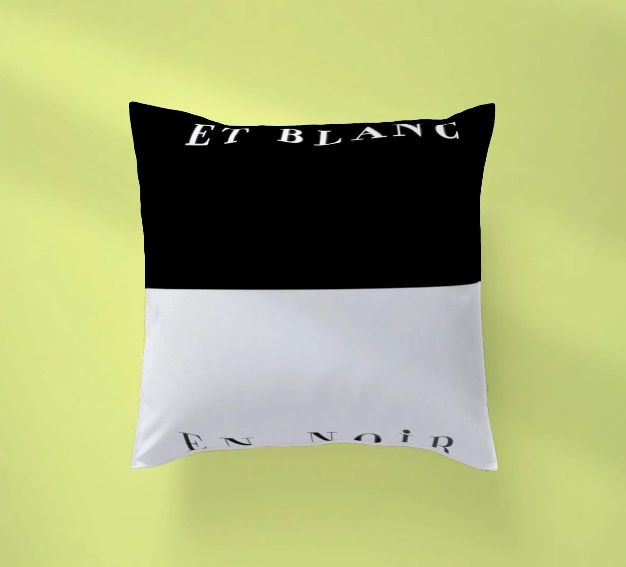 Et blanc en noir cuscino da Danny Ivan