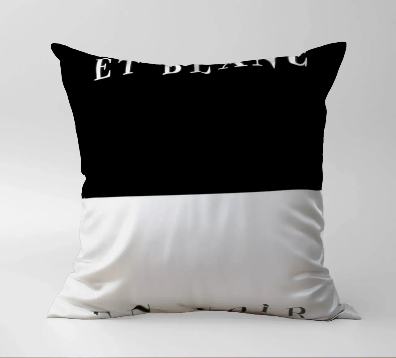 Et blanc en noir cuscino da Danny Ivan