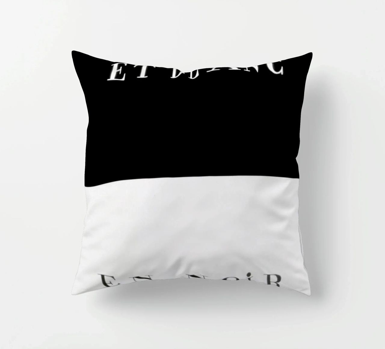 Et blanc en noir cuscino da Danny Ivan