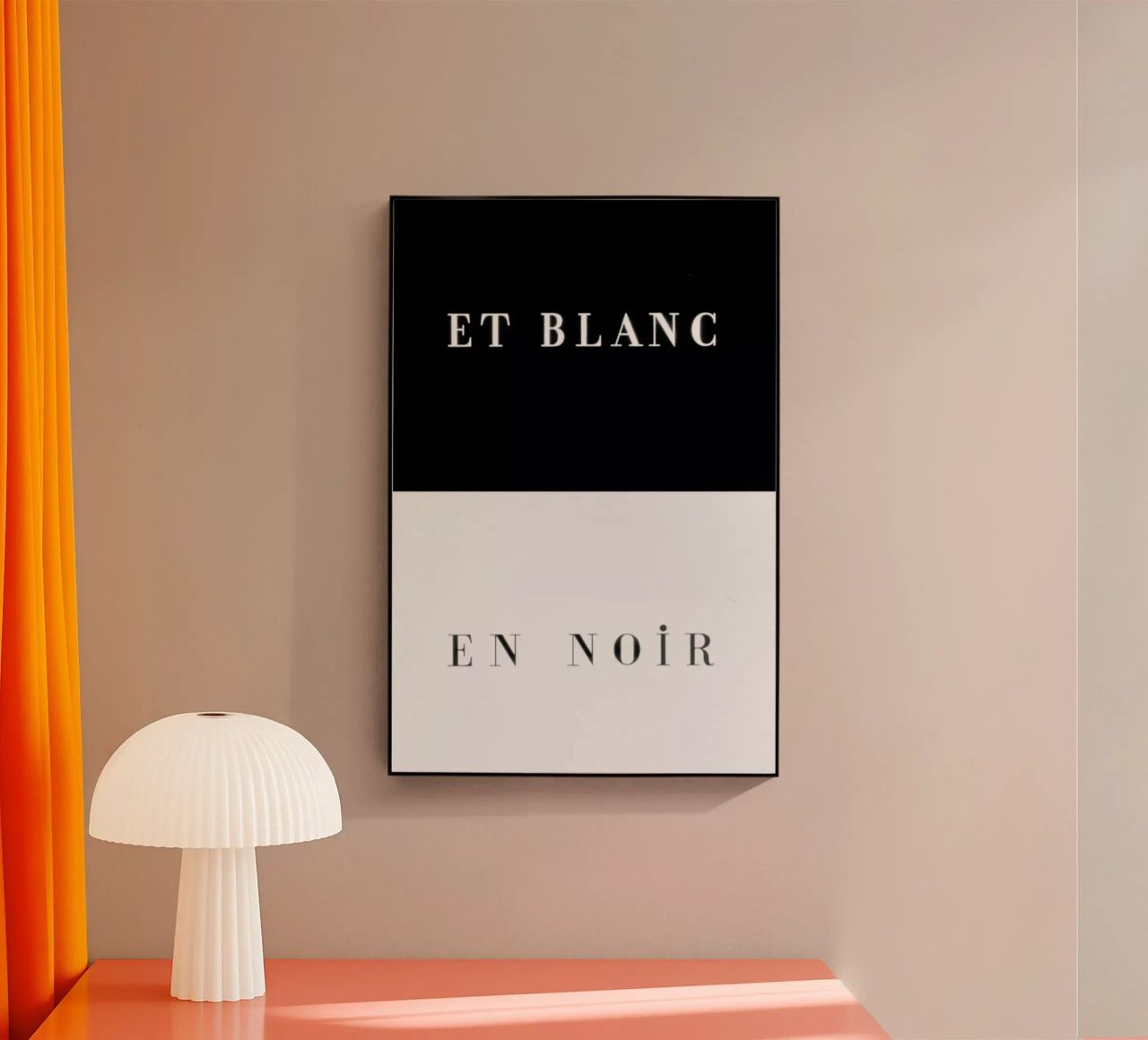 Et blanc en noir plexiglass da Danny Ivan
