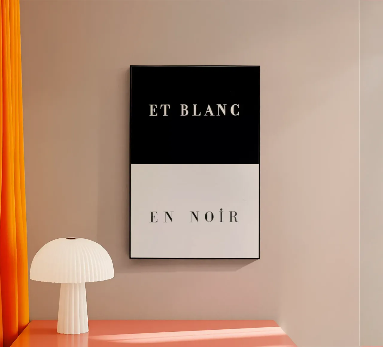 Et blanc en noir metacrilato de Danny Ivan