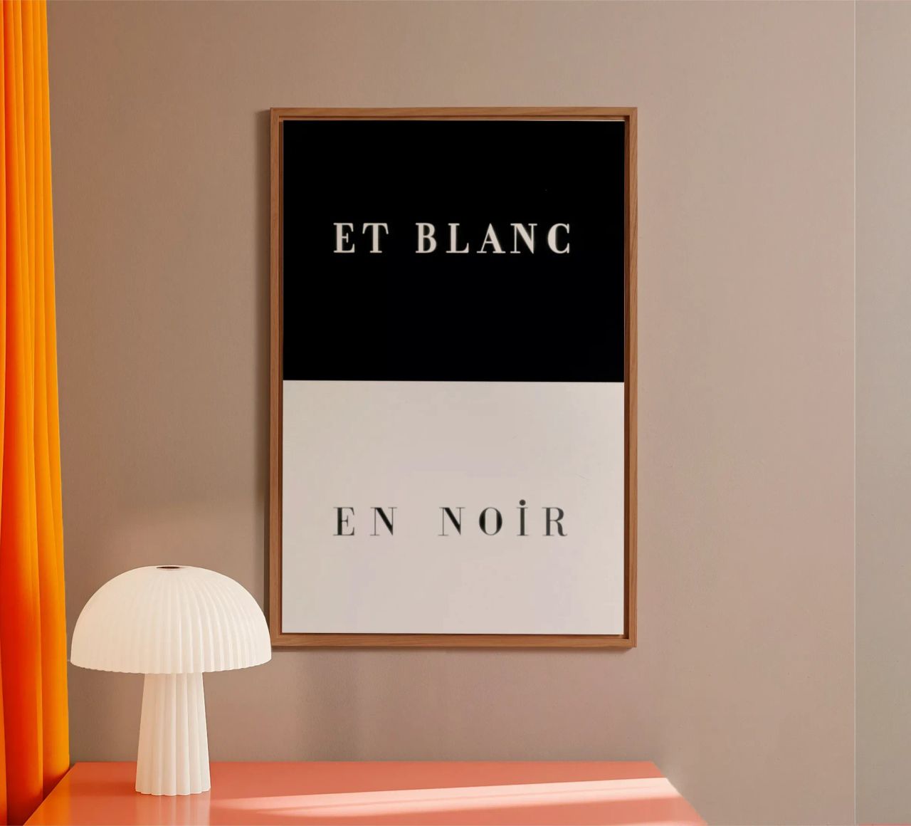 Et blanc en noir alluminio dibond da Danny Ivan