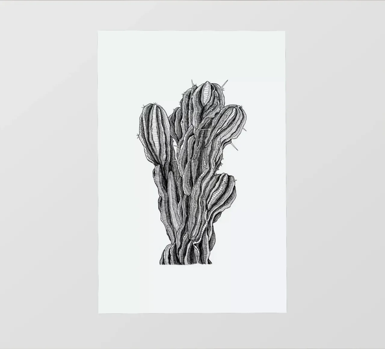 Bush Cactus telo in pvc da Pen & Ink