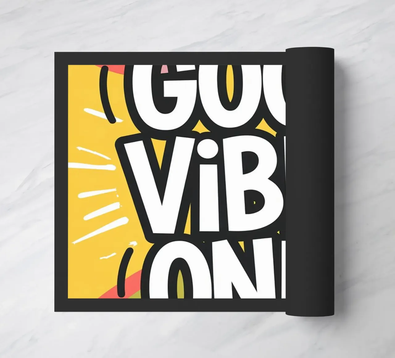 GOOD VIBES ONLY doormat by logic