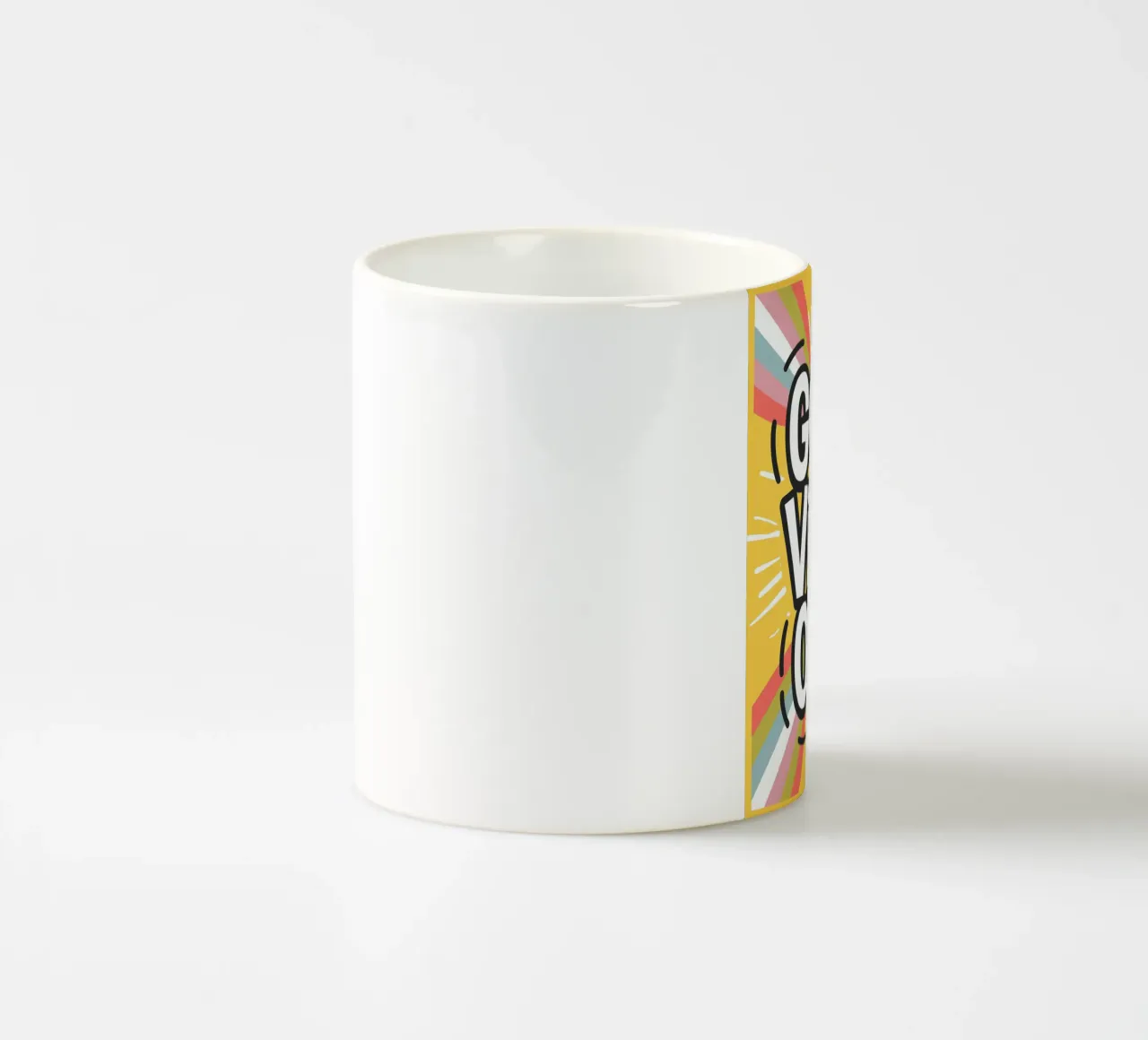 SOLO BUONE VIBRAZIONI tazza in ceramica da logic
