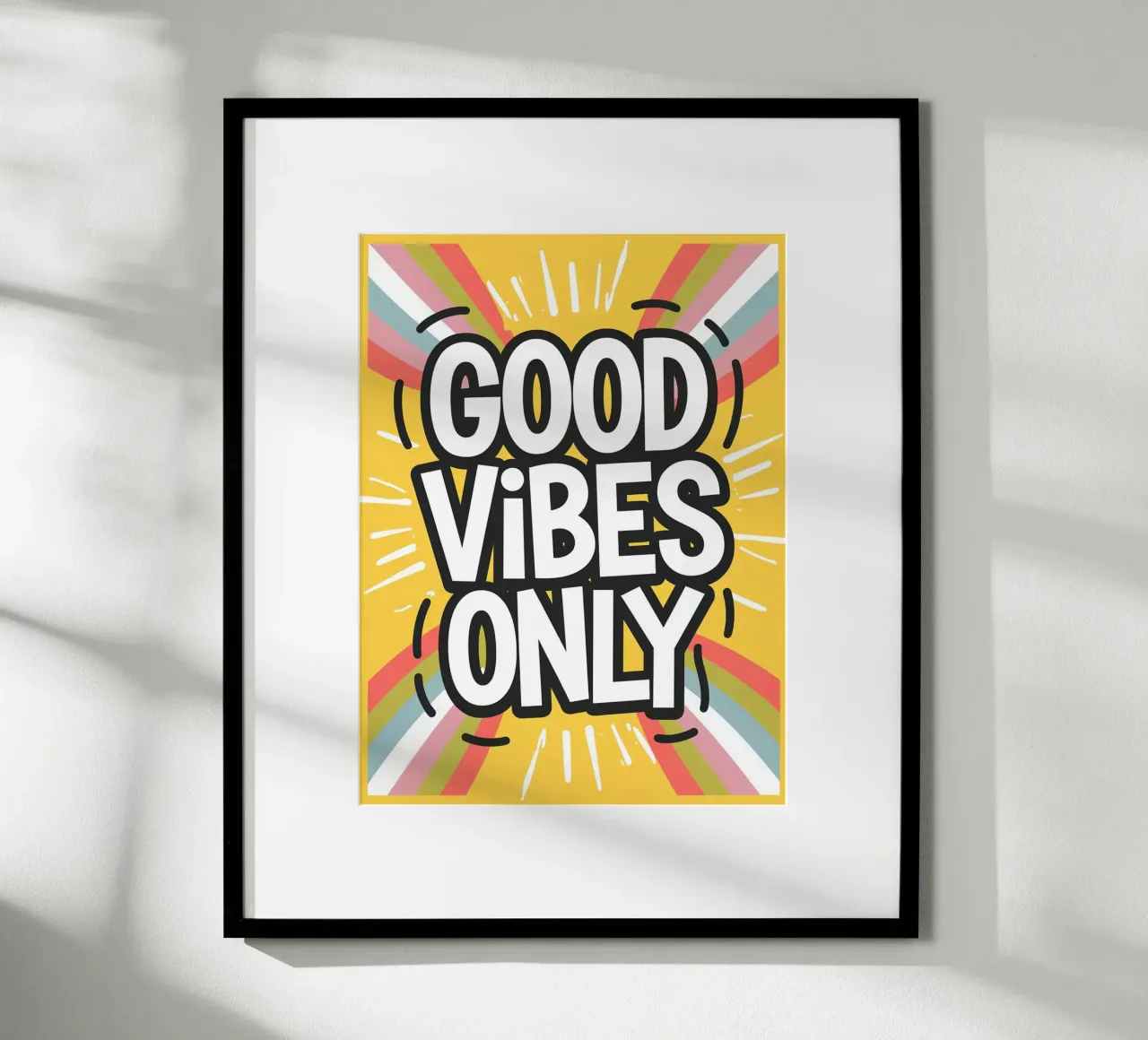 GOOD VIBES ONLY hahnemühle by logic