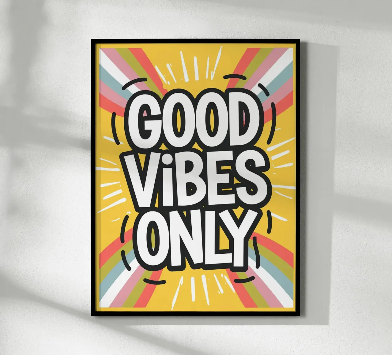 GOOD VIBES ONLY hahnemühle by logic