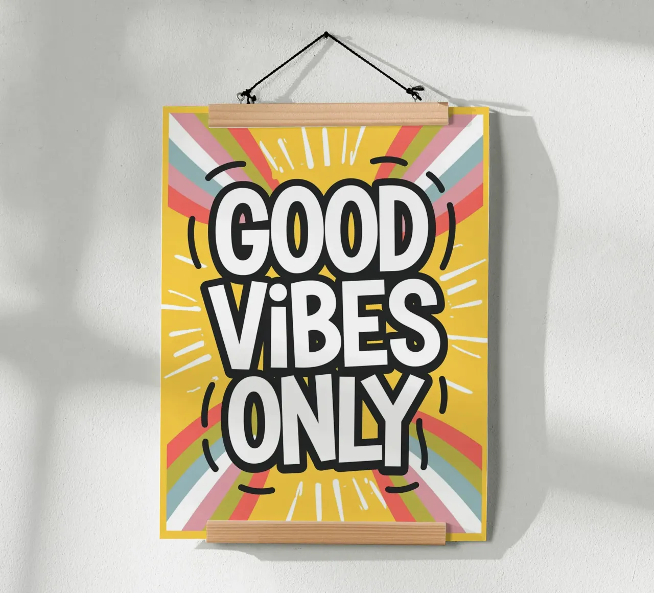 GOOD VIBES ONLY hahnemühle by logic