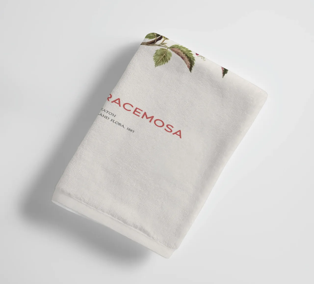 Uva di mare o Aristotelia racemosa asciugamano da bagno da Vintagrafica