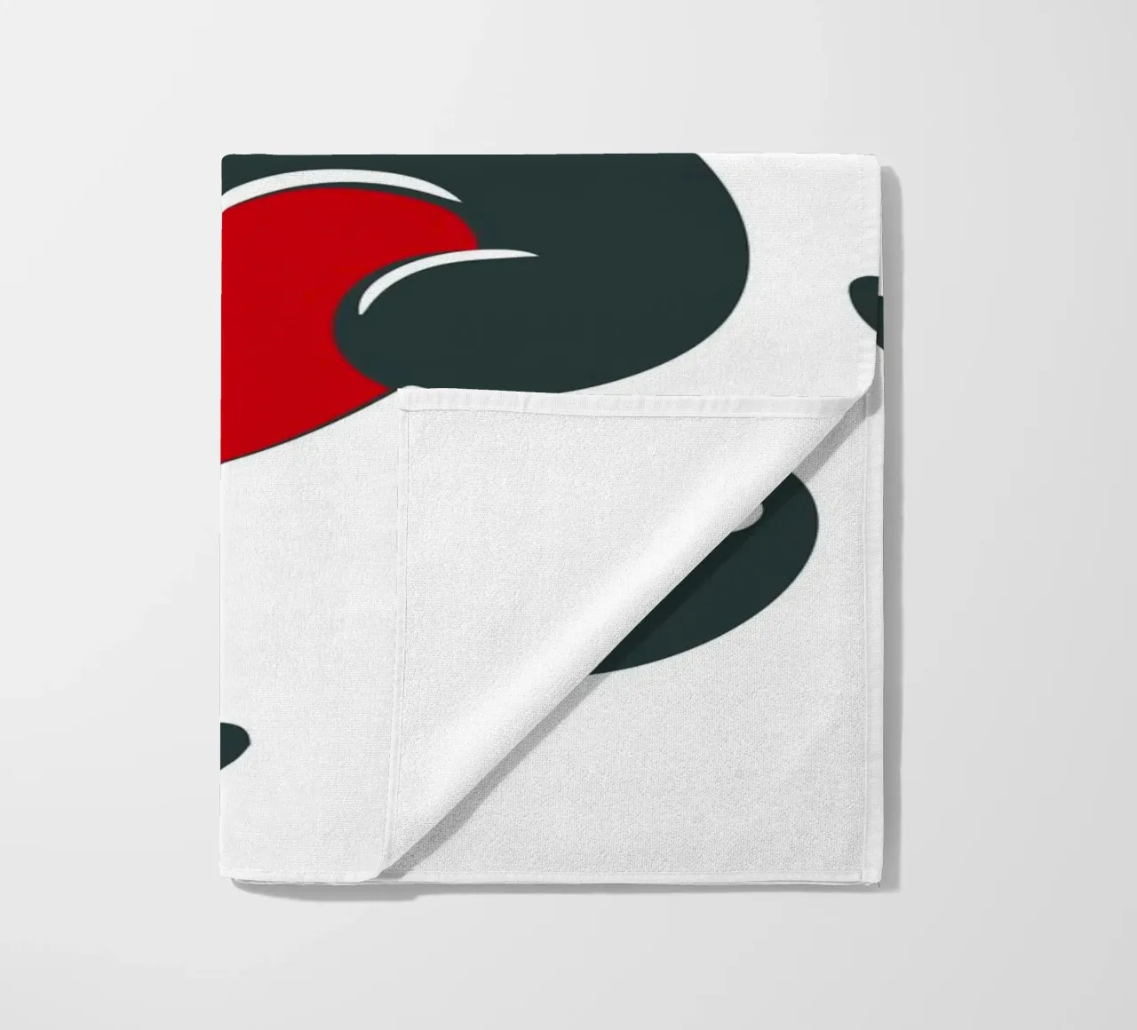 Panda mignon avec un cœur - Affectueux Valentin serviette de plage de namosh