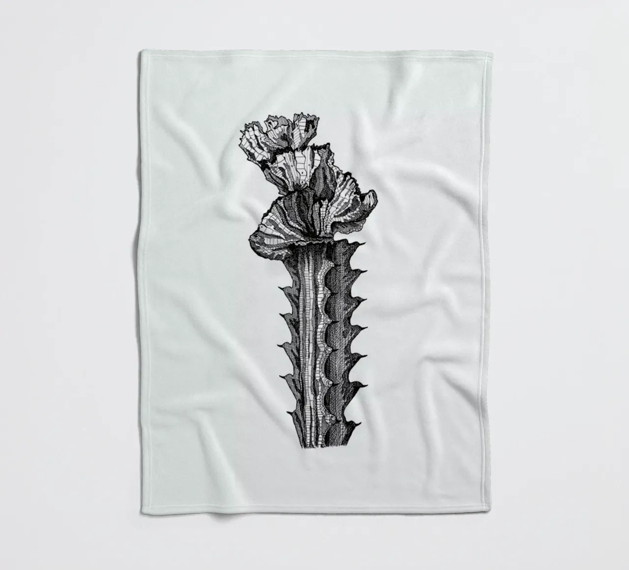 Orchid Cactus coperta in pile da Pen & Ink