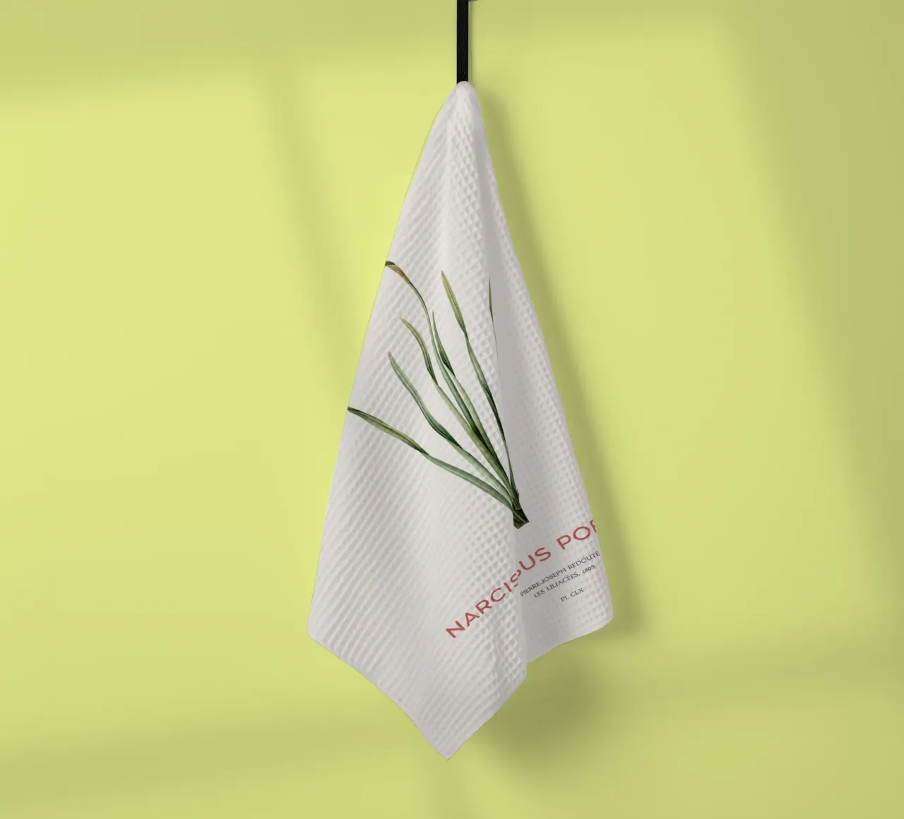 Narciso poetico o Narcissus poeticus canovaccio da cucina da Vintagrafica