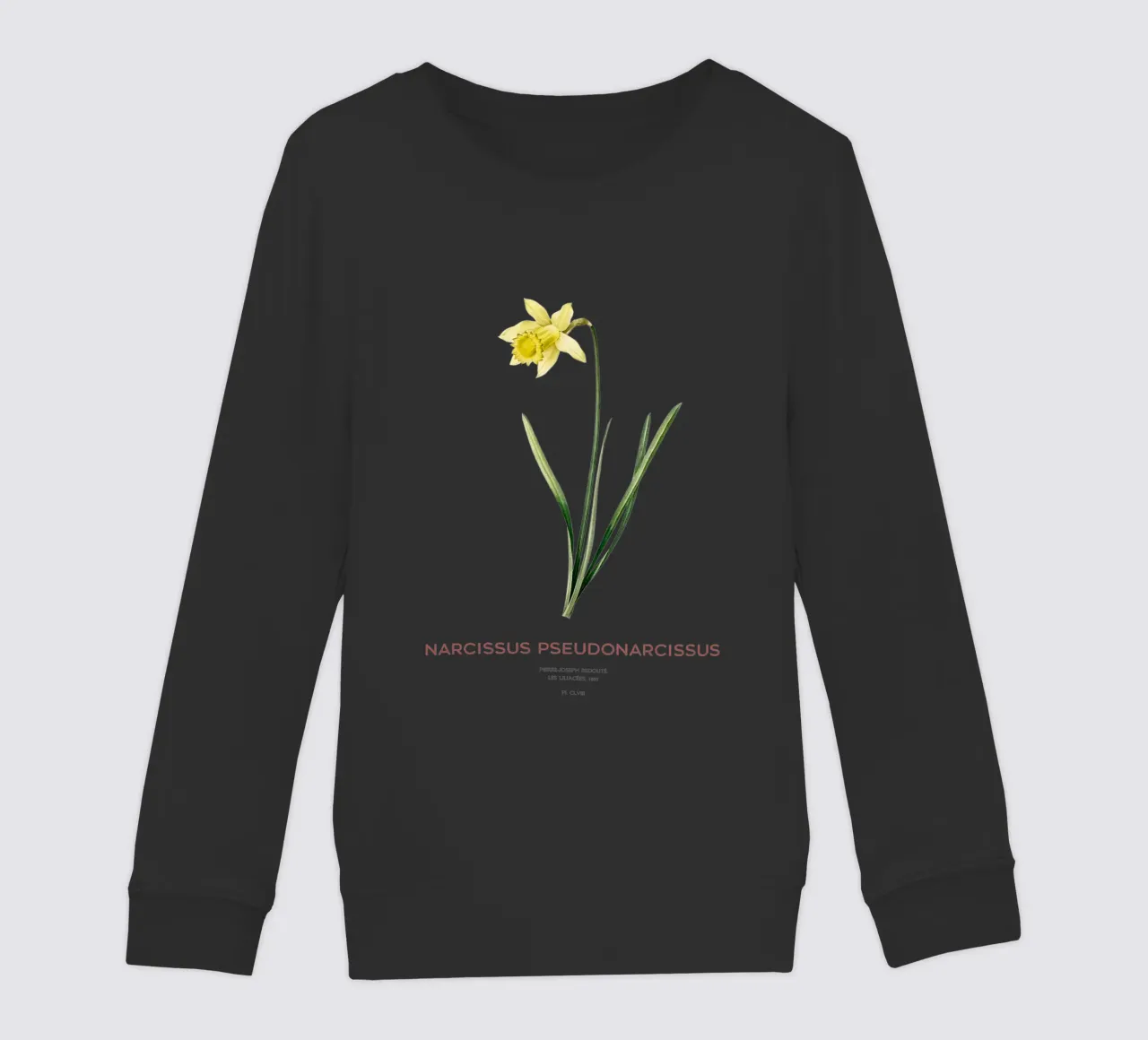 Fastenlilie oder Narcissus pseudonarcissus Kinder Sweatshirt von Vintagrafica