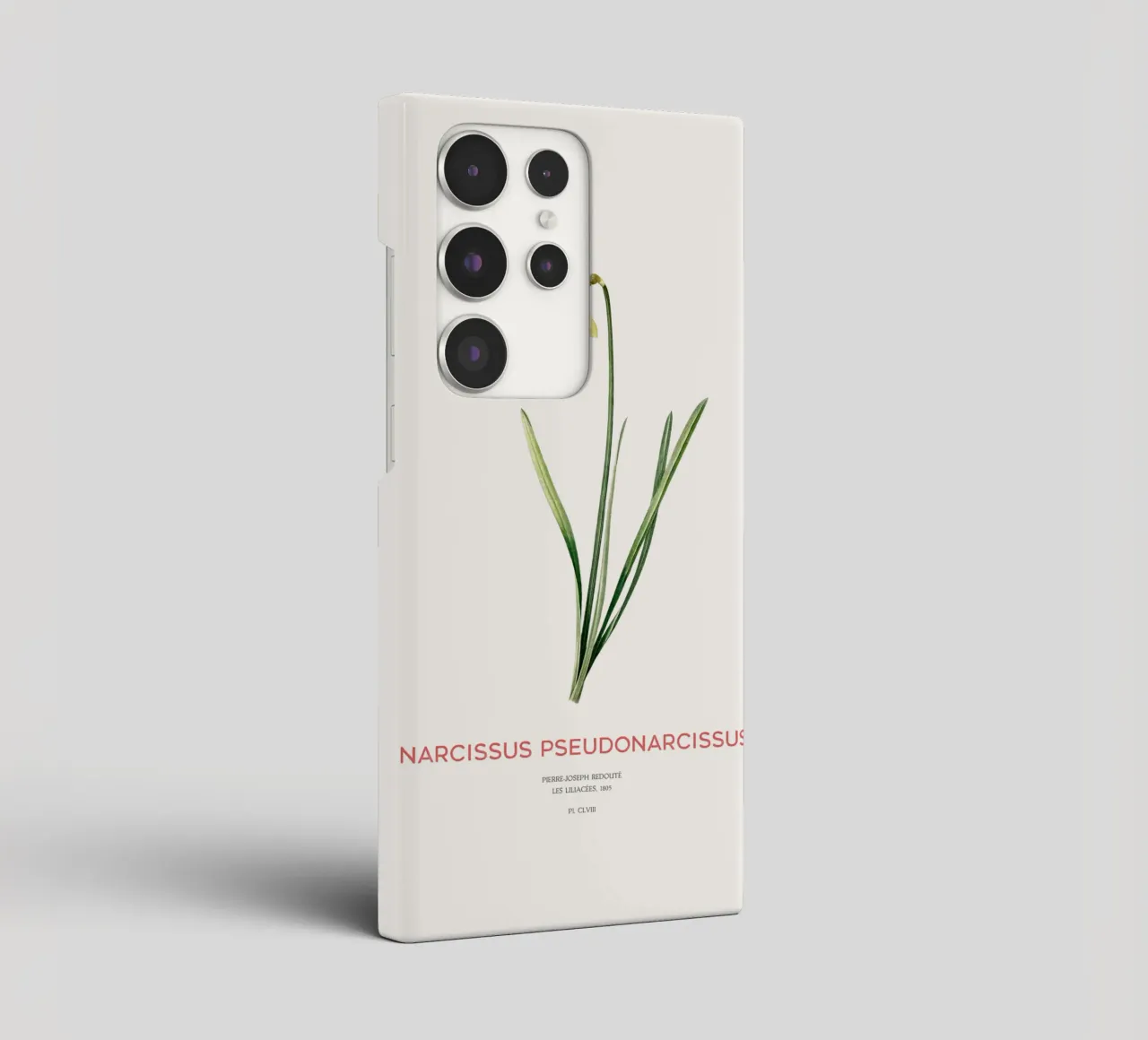 Fastenlilie oder Narcissus pseudonarcissus Samsung Hülle von Vintagrafica