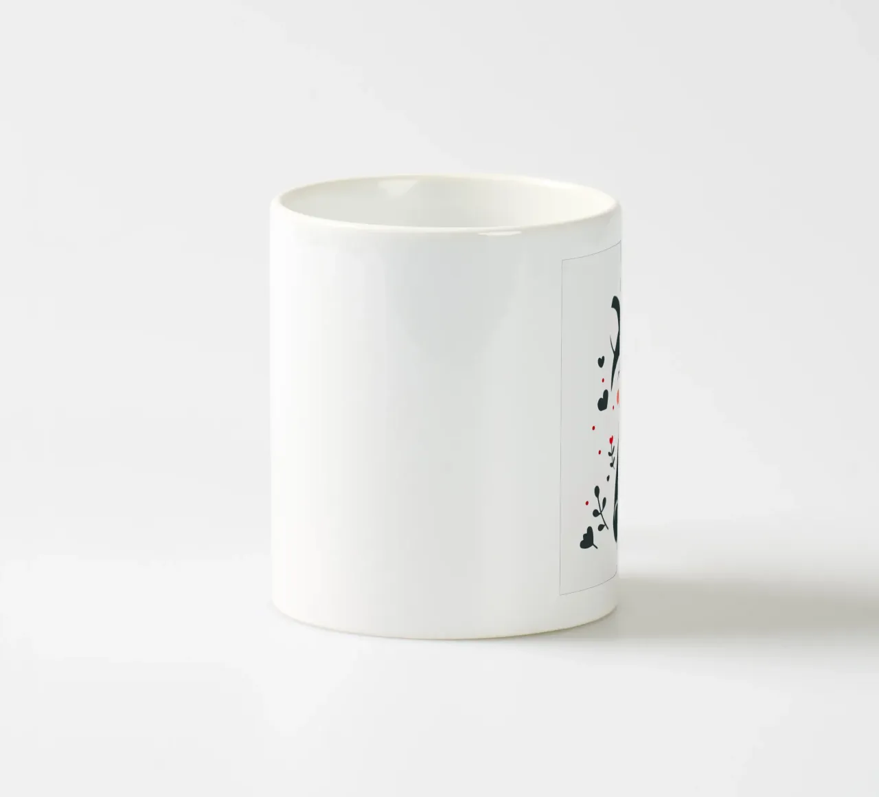 Una simpatica volpe con un cuore - Un momento di San Valentino pieno d'amore tazza in ceramica da namosh