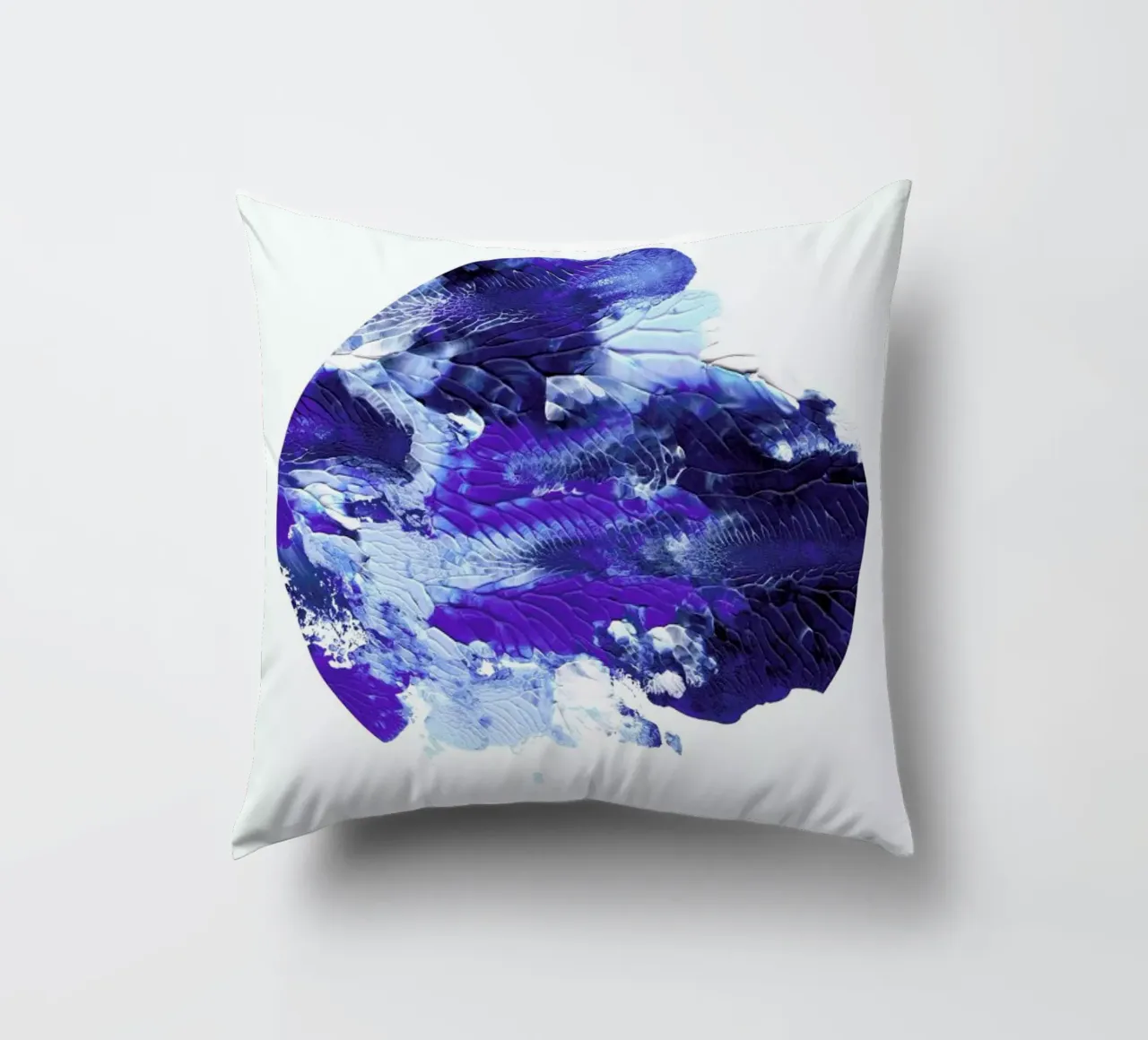 Holy Smudge (Blue) cuscino da BlauMaschine