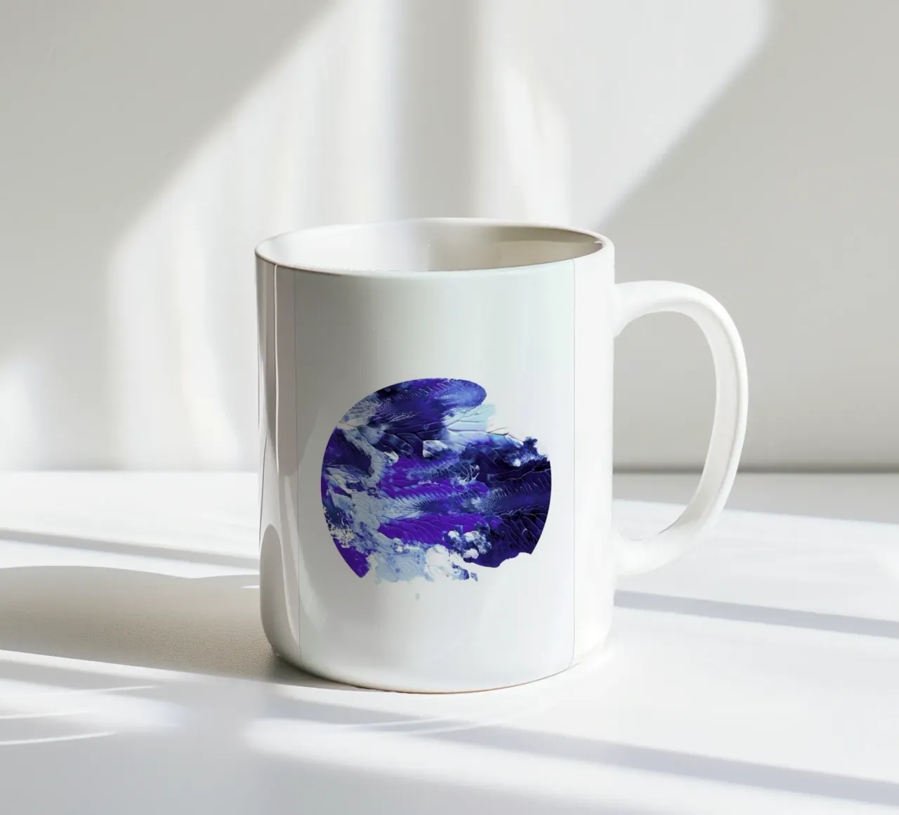 Holy Smudge (Blue) tazza in ceramica da BlauMaschine