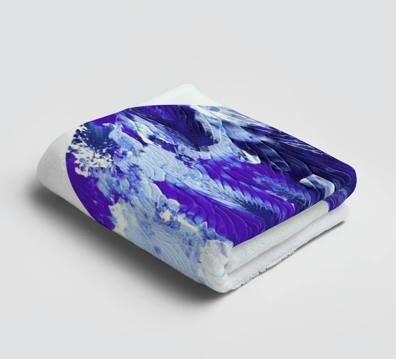 Holy Smudge (Blue) asciugamano da bagno da BlauMaschine
