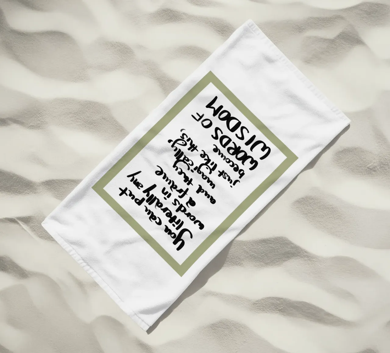 inquadrato 1 telo mare da words-in-frames