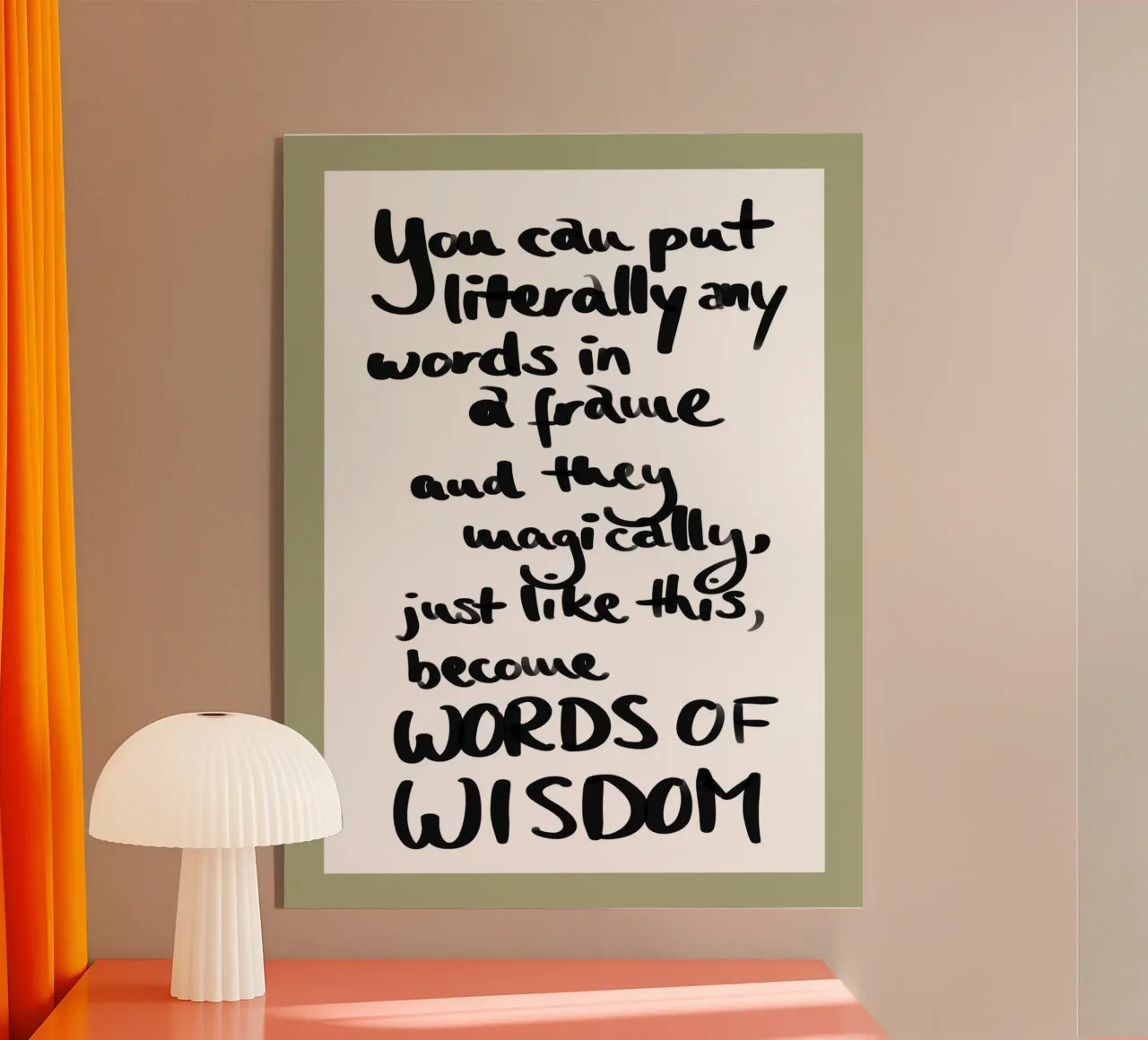 inquadrato 1 plexiglass da words-in-frames