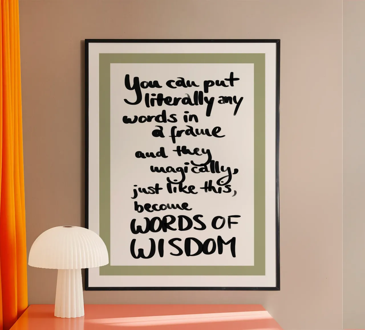 inquadrato 1 poster da words-in-frames