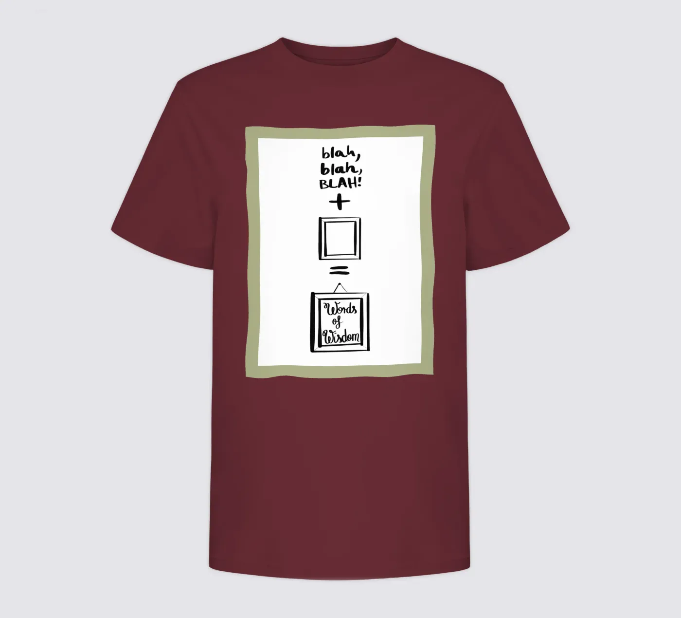gerahmt 2 Kinder T-Shirt von words-in-frames