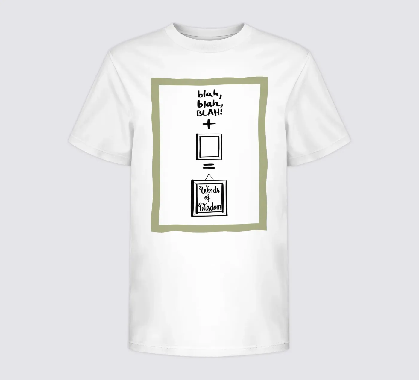 gerahmt 2 Kinder T-Shirt von words-in-frames
