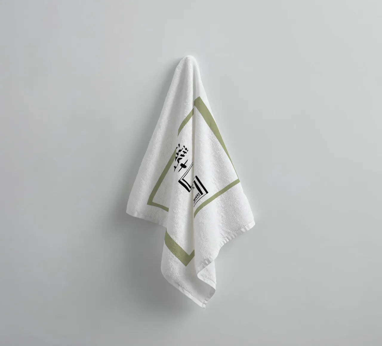 framed 2 towel by words-in-frames
