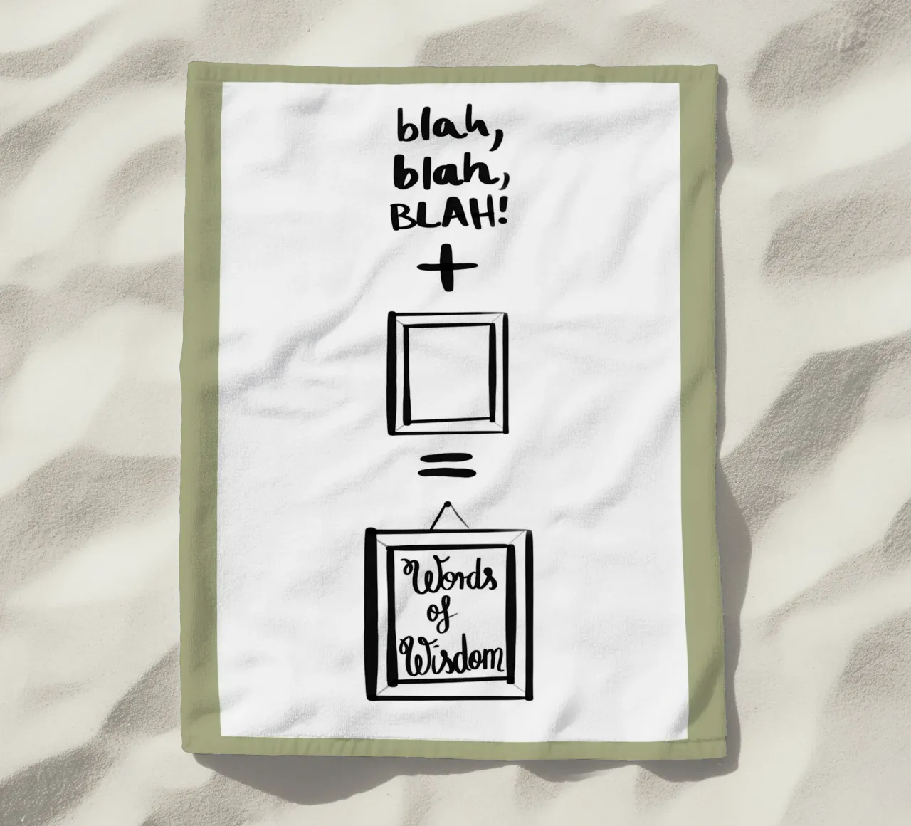 inquadrato 2 telo mare da words-in-frames