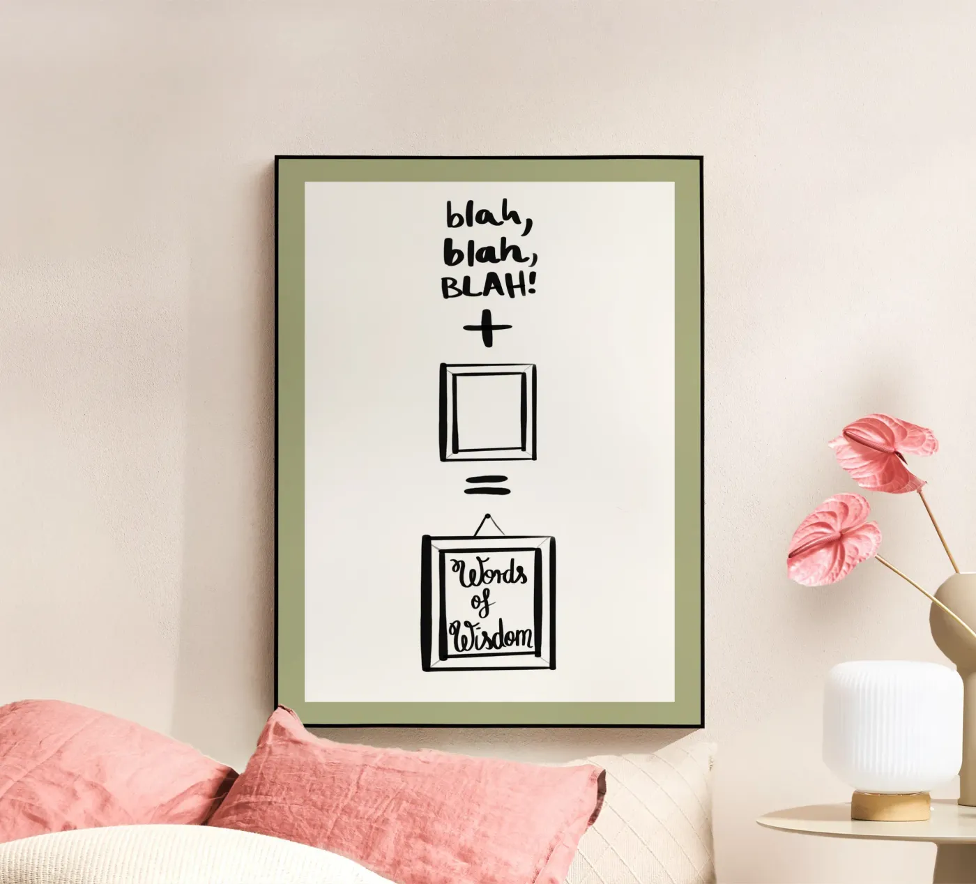 framed 2 plexiglass da words-in-frames