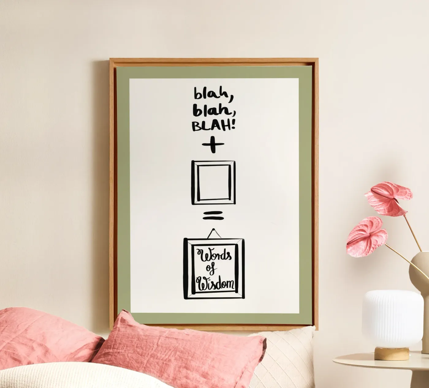 framed 2 canvas by words-in-frames