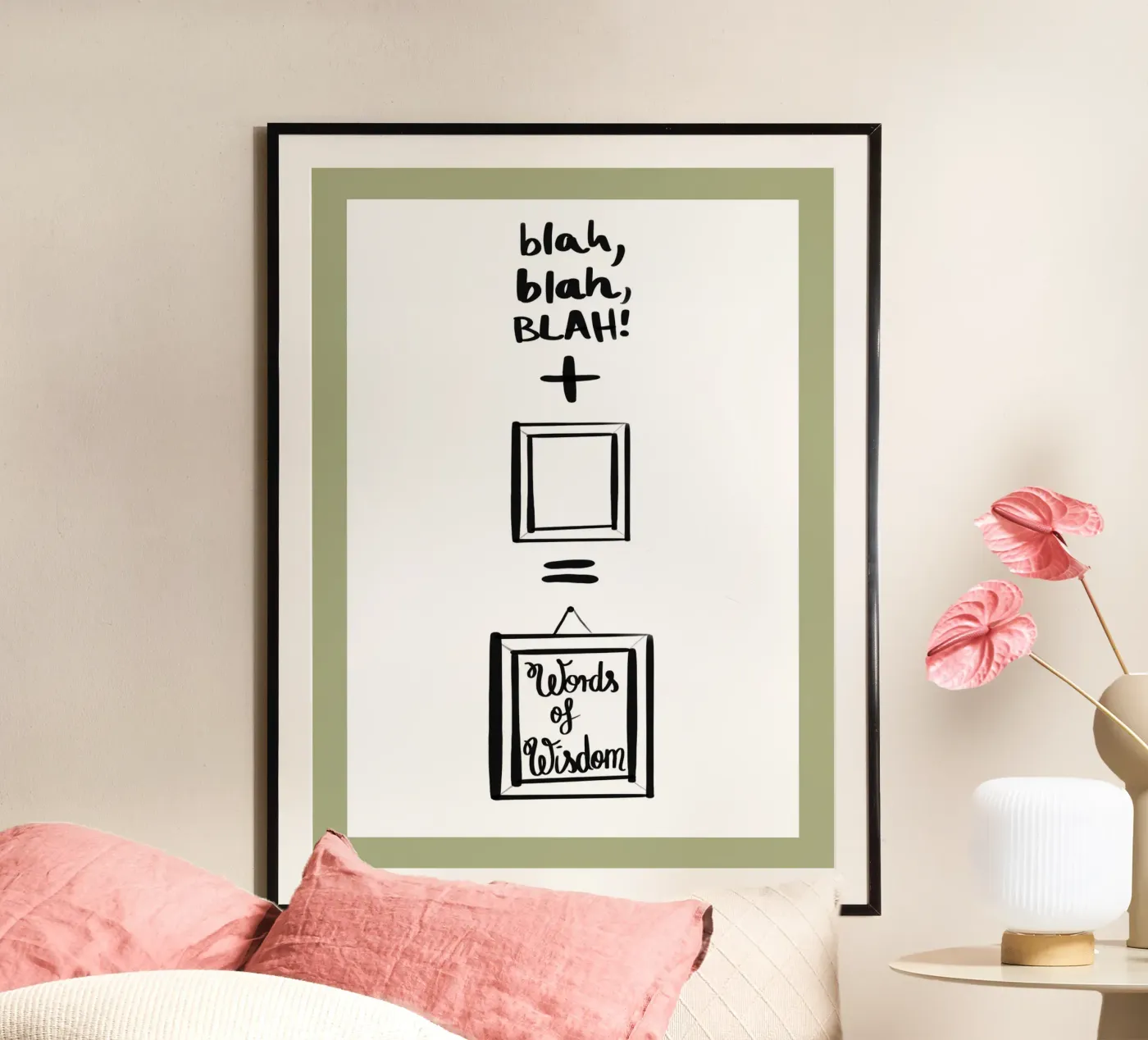 framed 2 poster by words-in-frames